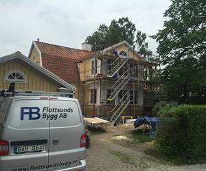 Utbyggnad i två plan plus källare i Kåbo pågående